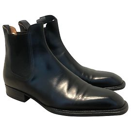 JM WESTON BOOTS 631 BEAUBOURGT.41  7.E Black