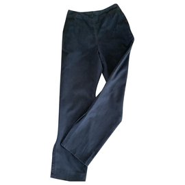 Hermès-Pantaloni di tela Hermès-Blu navy