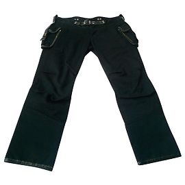 Dsquared2 Dsquared 2 Calça curta preta larga de algodão T44 ISTO Preto