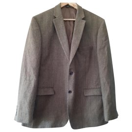 Ralph Lauren-Blazers Jackets-Cognac,Chestnut
