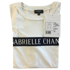 Chanel-Maglietta Gabrielle Chanel-Bianco
