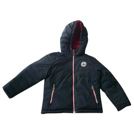 Jott-JOTT Tokyo reversible navy blue and red down jacket-Navy blue