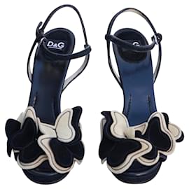 D&G-Sandals-Black,Beige