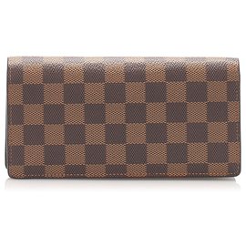 Louis Vuitton-Louis Vuitton Brown Damier Ebene Brazza-Brown