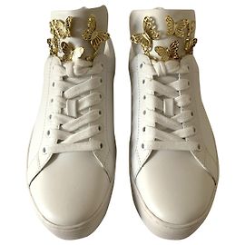Michael Kors Sneakers in pelle bianca Bianco