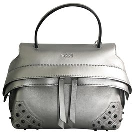 Tod's-Wave bag-Silver hardware