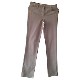 Autre Marque Pantalones MADELEINE de algodón beige Beige