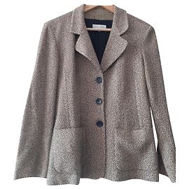Autre Marque Giacca in acrilico e poliestere nero e beige Nero Beige