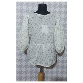 & Other Stories-Top-Bianco,Multicolore