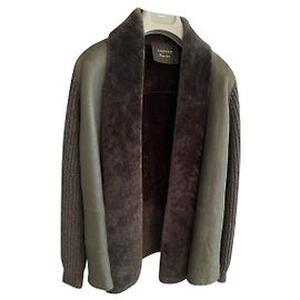 LANVIN Cinza Verde oliva