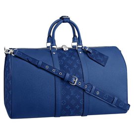 Louis Vuitton-LV Keepall 50 Taigarama-Blue