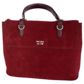 Prada-Prada Bag 2020-Dark red