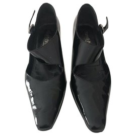 Russell & Bromley-Vernis noir Mary Janes-Noir