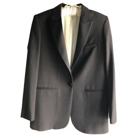 Autre Marque-Mascobb - Black tuxedo jacket-Black