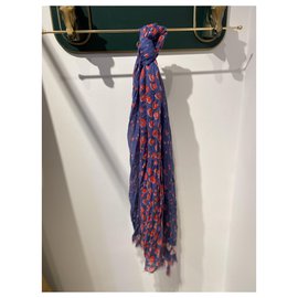 Louis Vuitton-Scarves-Pink,Red,Purple