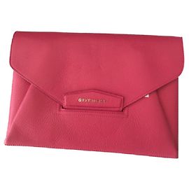 Givenchy Pink Antigona Clutch Bag Pink