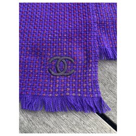 Chanel-Scarves-Purple