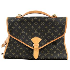 Louis Vuitton-Maleta Louis Vuitton Brown Monogram Beverly GM-Marrom