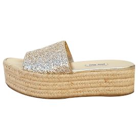 Miu Miu Mules Doré