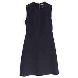 Louis Vuitton Uniforme Trapezkleid Schwarz Schwarz