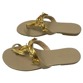 Dior sandals  jardin gold new size 41 IT Beige Golden Gold hardware