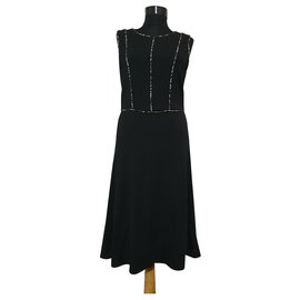 Max Mara Studio Kleid schwarz Schwarz