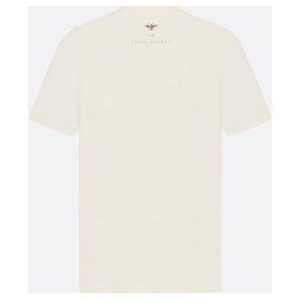 Dior-DIOR WOMEN ARE THE MOON' T-SHIRT Ecru Linen and Cotton-White