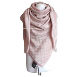 Gucci-GGWEB GUCCI SCARF STOLA NEW-Pink