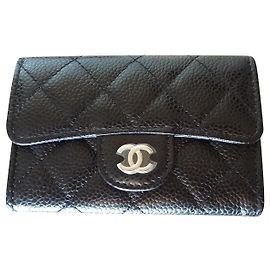 Chanel Geldbörse Schwarz