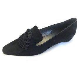 Stuart Weitzman Flats Black