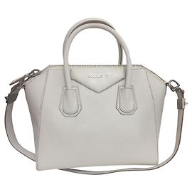 Sac à main Givenchy Antigona Petit Blanc en Cuir Blanc