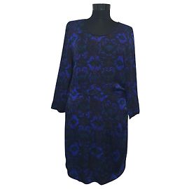 Vestido de seda floral Comptoir Des Cotonniers Multicor