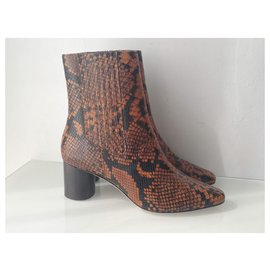 sandro snake boots