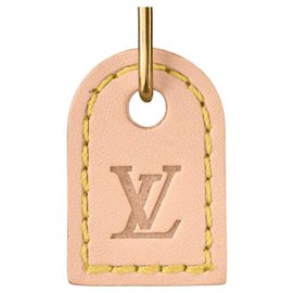 Louis Vuitton-Colar LV Baxter enw-Marrom