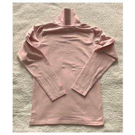 Jacadi-Pink cotton stretch top-Pink