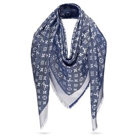Louis Vuitton LV Shawl nuovo denim Blu