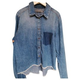 Calvin Klein-Denim shirt-Blue