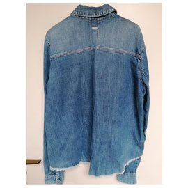 Calvin Klein-Denim shirt-Blue