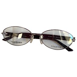 Yves Saint Laurent Dark purple titanium frames YSL Purple