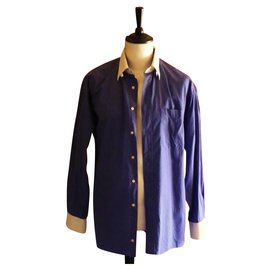 Christian Dior-CHRISTIAN DIOR Shirt Größe 41 sehr guter Zustand-Blau