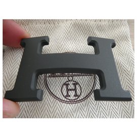 Hermès-Lazo 5382 en acero PVD negro mate-Negro