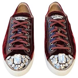 Miu Miu sneakers Bordeaux