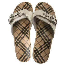 Sabots Burberry Brigitte Blanc