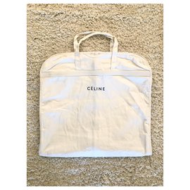 Céline-Housse de vêtements Céline-Blanc