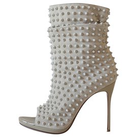 Christian Louboutin-Ankle Boots-Beige