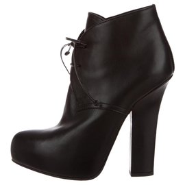 Bottega Veneta-Bottega Veneta ankle boots with lacing-Black