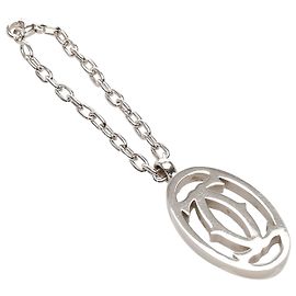 Portachiavi con ciondolo con logo in argento Cartier Argento