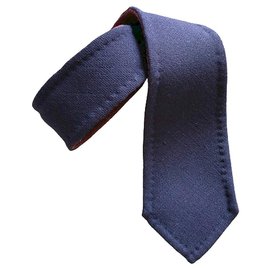 Fendi-Wool tie-Blue