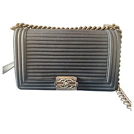 Bolsa Chanel Boy em couro azul Azul