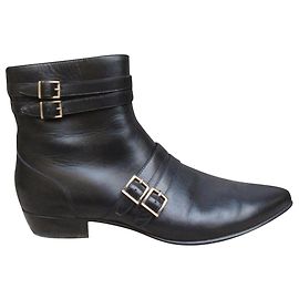 Santoni p ankle boots 40 Black